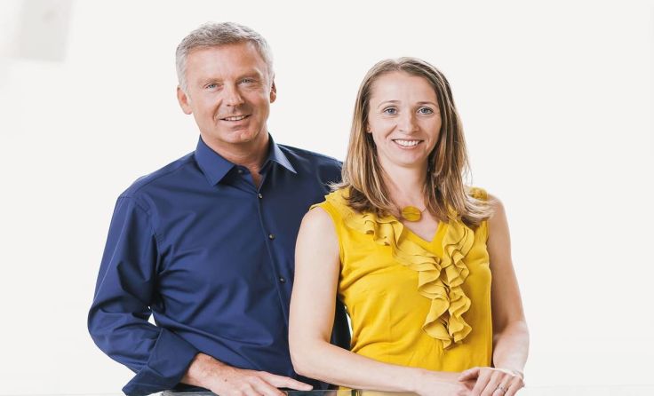 Bürgermeister Andreas Fazeni und Vize-Bürgermeisterin Katharina Dessl Foto: ÖVP Gramastetten