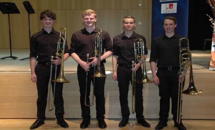 Das Posaunenensemble T-Bones Fotos: Landesmusikschule Bad Leonfelden