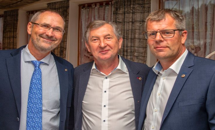 Rainer Hubmann, Reinhard Höfner und Stefan Niedermayr Foto: LC Bad Leonfelden/Haudum