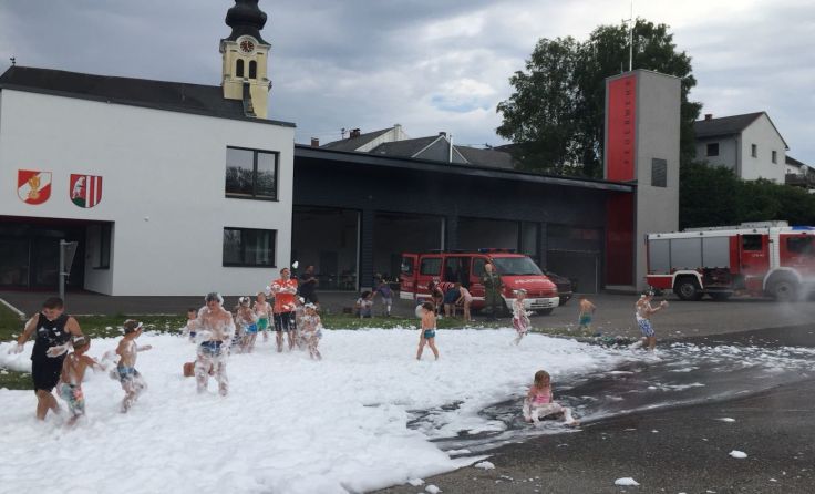 Das neue Feuerwehrhaus wird beim Fest am 9. September offiziell eröffnet. Foto: FF Reichenthal