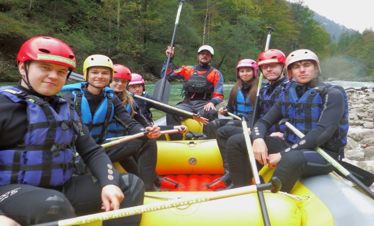 Der Rafting-Ausflug war einer der Höhepunkte im JUZ-Jahr. Foto: JCUV