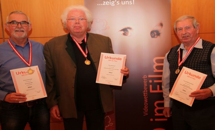 Aichenauer, Martinek und Plank vom Team Buntes Fernsehen Foto: Pfisterer 