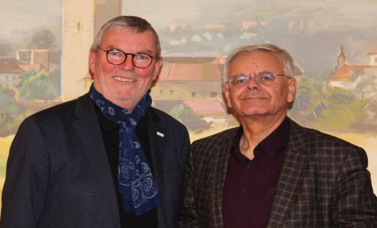 Obmannwechsel: Alfred Atteneder und Hubert Roiß Foto: Inge Atteneder