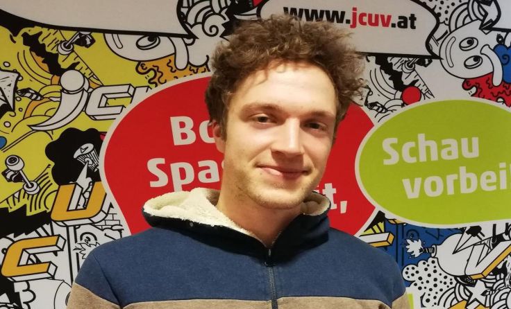 Lukas Pirchenfellner ist der neue JUZ-Leiter in Pregarten Foto: JCUV 