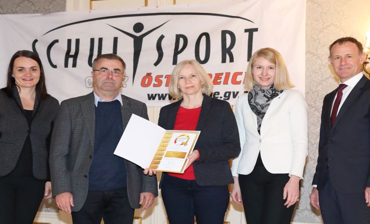 Die NMS Bad Zell erhielt das Schulsport-Gütesiegel in Gold. Fotos: Land OÖ/Lisa Schaffner