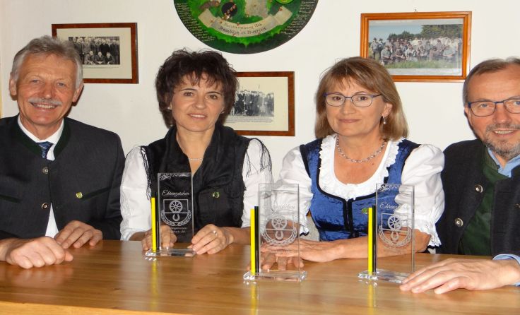Bgm. Fritz Stockinger, Renate Zeiml, Traudi und Hubert Tröbinger Foto: privat