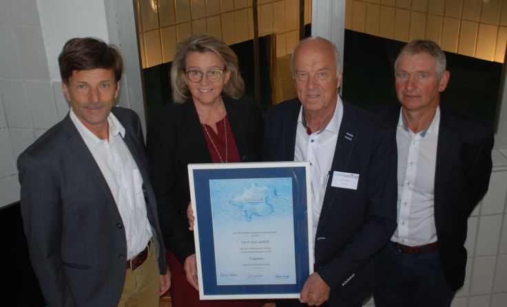 Gerhard Heßl, Hermine Wesely, Karl Moser und Johann Mayrwöger Foto: Thomas Kammerer