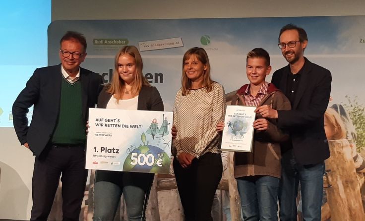 Erster Preis für die NMS Königswiesen Fotos: privat