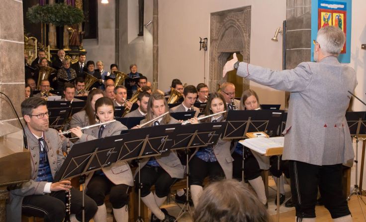 Die Trachtenmusikkapelle Gutau bot ein besonderes Adventkonzert. Foto: Alexandra Puchner