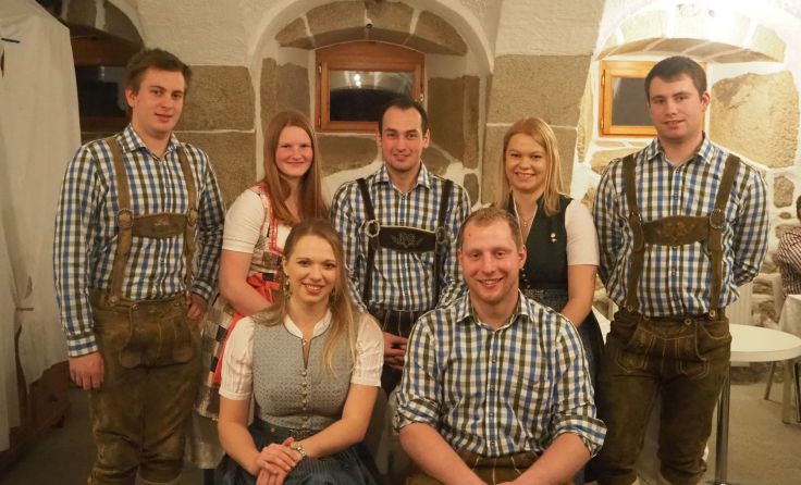 Der wiedergewählte Vorstand startet motiviert ins neue Landjugend-Jahr. Fotos: privat