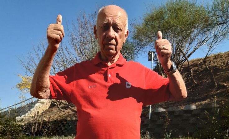 "Wer Glücksgefühle erleben will - bitte nachmachen", sagt Fritz Putschögl Foto: privat