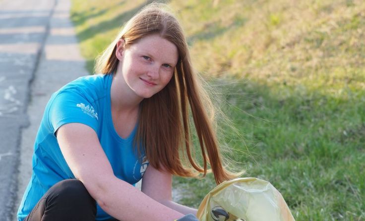 Frühjahrsputz-Aktion der Landjugend: Müll sammeln Foto: Landjugend Bezirk Freistadt 
