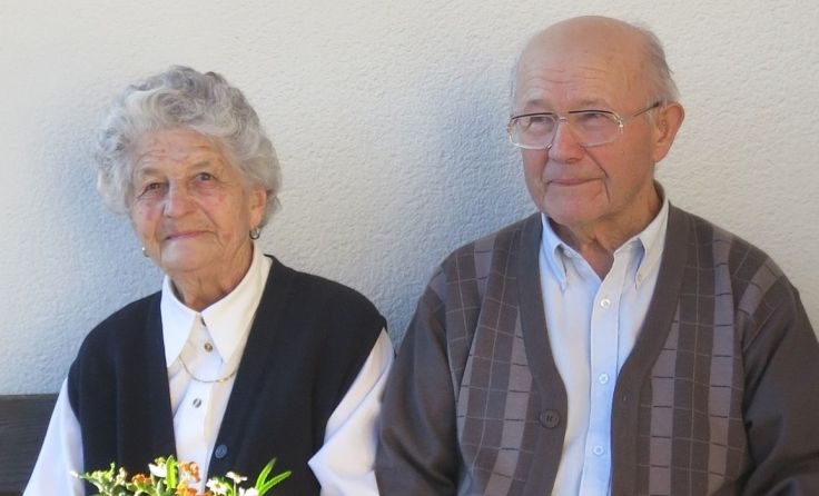Anna und Franz Wirtl feieren die Gnadenhochzeit Foto: Helmut Wirtl