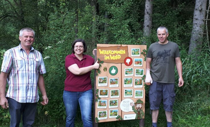 Willkommen im Wald Foto: Preinfalk