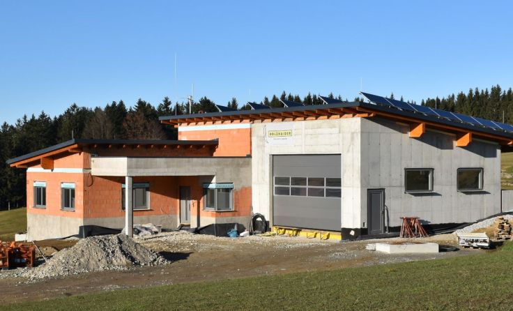 Das neue FF-Haus Spörbichl soll im Mai 2021 fertig sein. Foto: Jana Zacharias