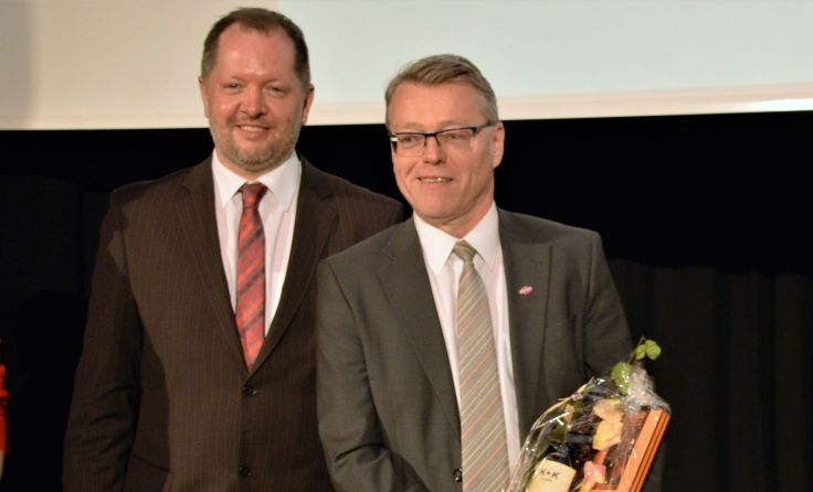 Vize-Bgm Alexander Skrzipek und Parteichronist Andreas Prandstötter Fotos: Archiv SPÖ
