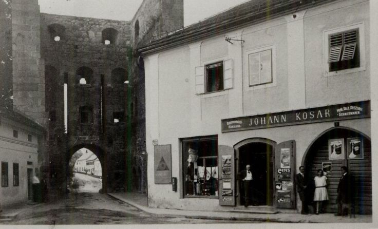 Die Böhmergasse 10 um 1930 Foto: Archiv Mühlviertler Schlossmuseum