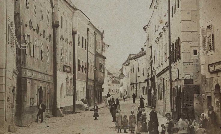 Fotografie der Eisengasse Freistadt von Johann Prammer Fotos: Museum Pregarten