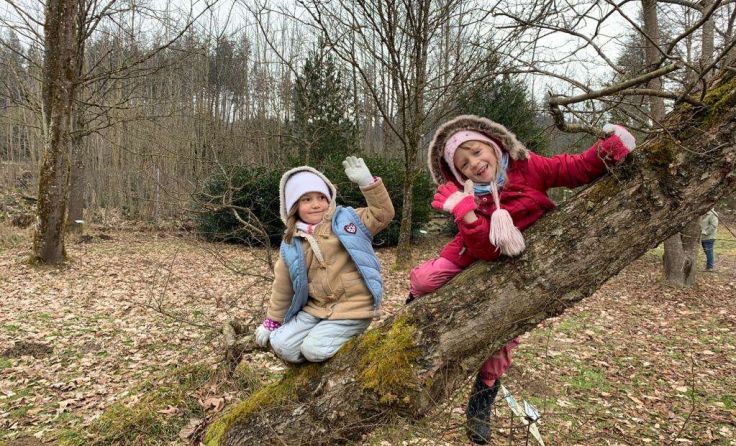 Der neue Waldkindergarten startet im Herbst 2021. Fotos: Elternverein Waldkindergarten St. Oswald