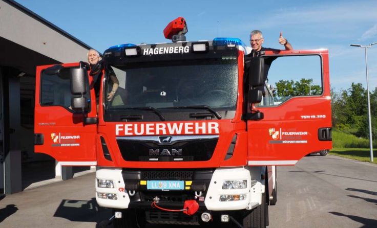 Neues Fahrzeug für die FF Hagenberg Fotos: Georg Riernößl/FF Hagenberg