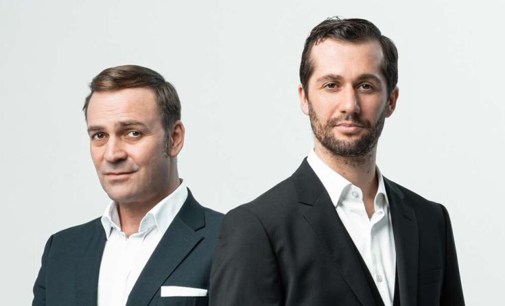 Martin Schmid und Stefan Leonhardsberger bringen ihr neues Programm. Foto: Luis Zeno Kuhn
