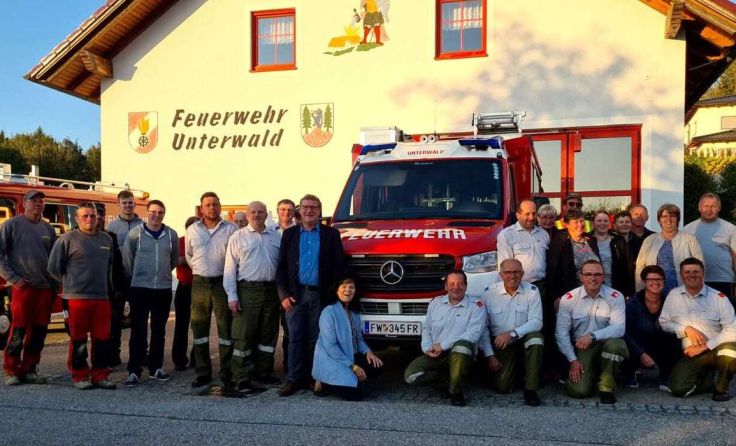 Die FF Unterwald hat das neue KLFA übernommen. Fotos: FF Unterwald