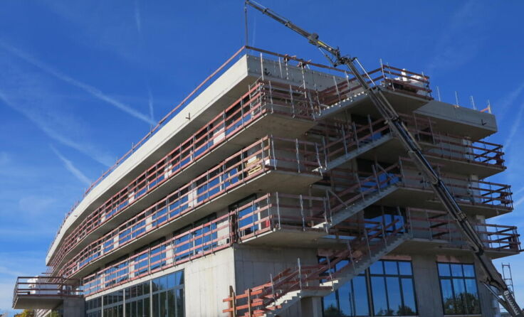 Das Parkhotel in Hagenberg im Bau (Foto: Tourismusverband Mühlviertler Alm Freistadt)