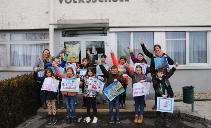 Erster Platz für die 3b der VS Grünbach (Foto: Maria Heine-Klug)