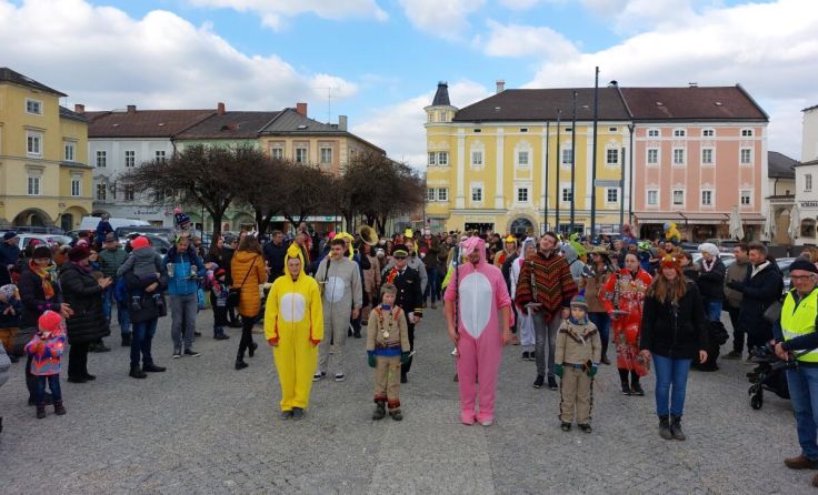 Animationsprogramm am Hauptplatz (Foto: Frauen in der ÖVP Freistadt)
