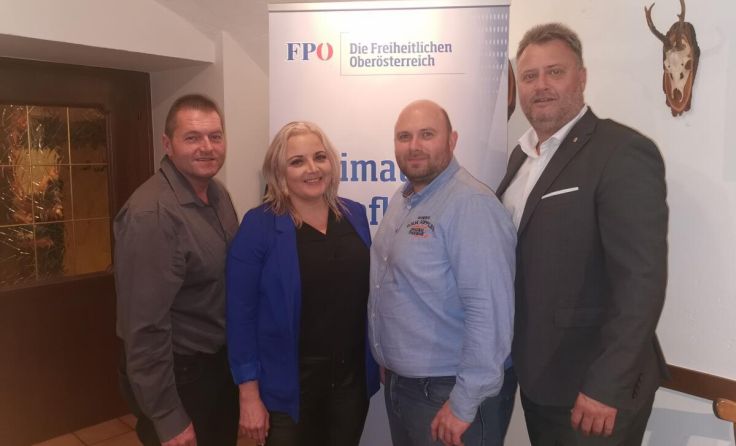 Herbert Wiesinger, Silvia Naderer, Manfred Dirnberger und Peter Handlos (Foto: privat)
