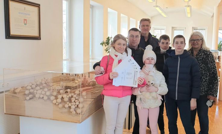 Maria und Eckehard Bauer aus Hagenberg haben eine ukrainische Familie aufgenommen. (Foto: Rotary)