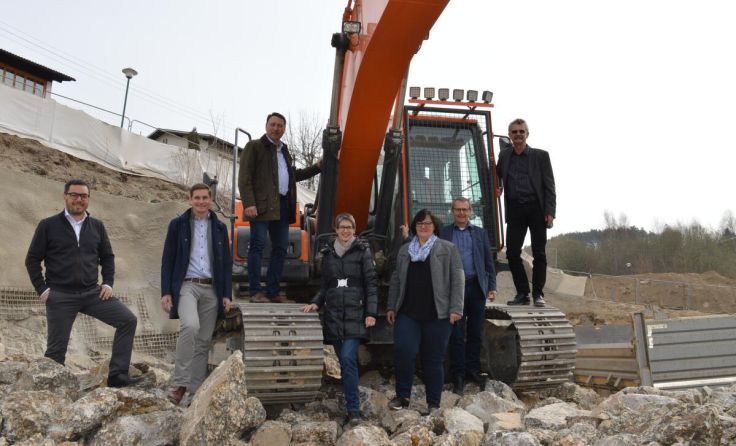 Spatenstich Wohnanlage Kurvenwirt (Foto: Gemeinde Neumarkt)