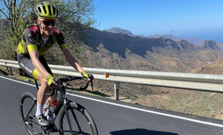 Thomas Tichler beim Traininglager auf Gran Canaria (Foto: privat)