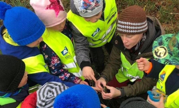 Schüler aus Kefermarkt erlebten Natuschutz hautnah. (Foto: Angela Preslmayer)