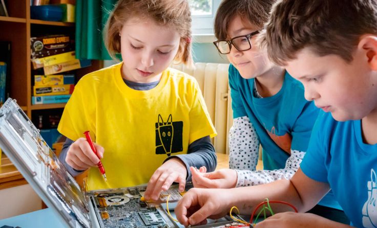 Von 18. bis 21. Juli findet die Kinder-Uni in Hagenberg statt. (Foto: Hannes Ecker)