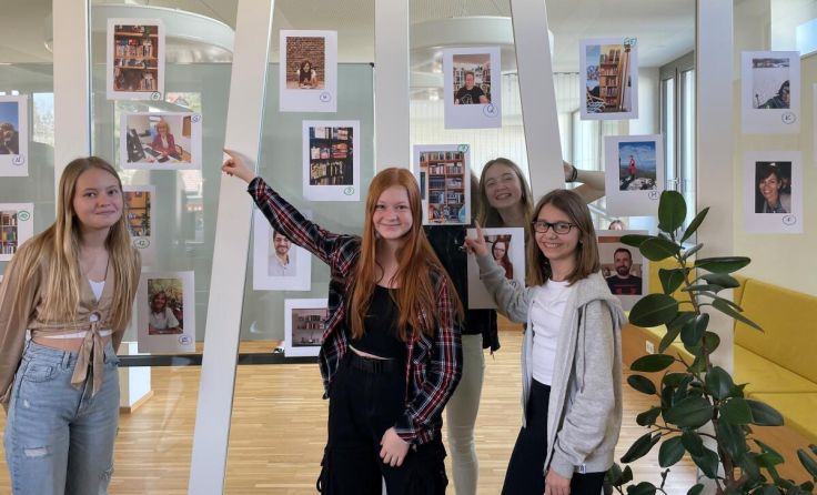Die Schüler haben großen Spaß beim Raten. (Foto: Mittelschule Königswiesen)