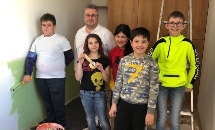 Schüler der VS 1 Freistadt gestalteten einen Wohlfühlraum selbst. (Foto: VS 1 Freistadt)