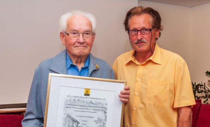 Oskar Sitz wurde geehrt (Foto: privat)