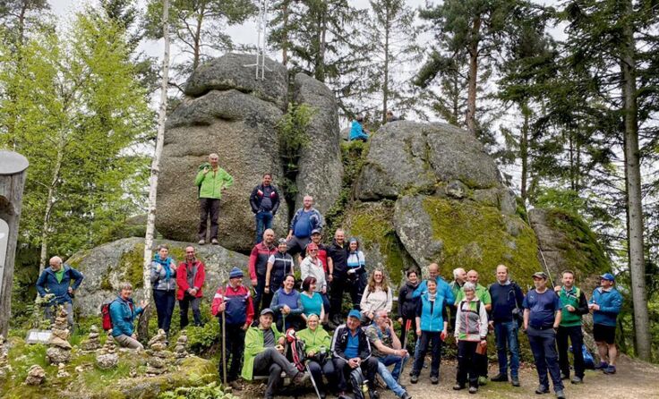 2021 wurde der 3-Gipfelweg in St. Leonhard bewandert. (Foto: Naturfreunde Sandl)