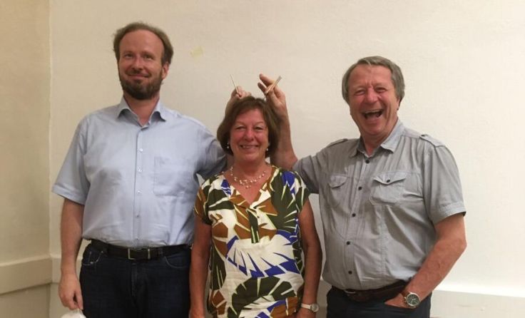 Wechsel: Peter Wiklicky (r.) ist der neue Chorleiter (Foto: Roswitha Glaser)