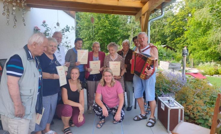 Mit Musik ging die Sommerolympiade zu Ende. (Foto: Tageszentrum Hagenberg)