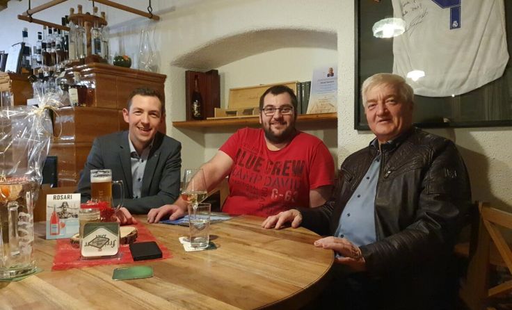 Bgm. Roman Brungraber, Michael Just und Hermann Sandner (Foto: Gemeinde Lasberg)