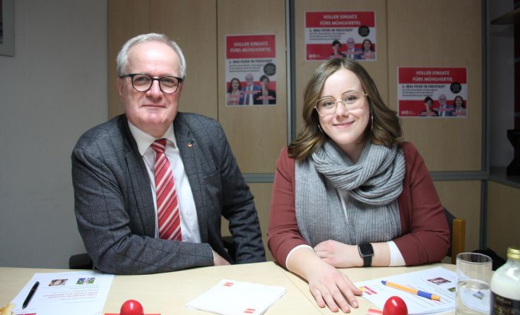Christian Gratzl und Larissa Zivkovic (Foto: Maurer)