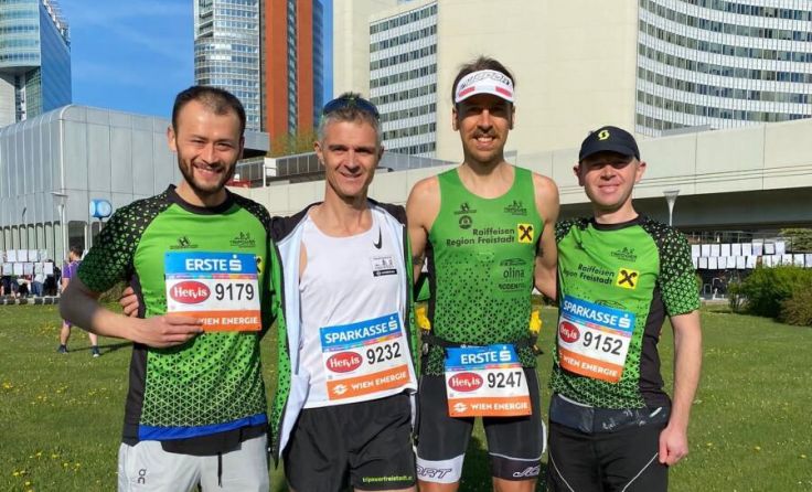 Lukas Plöchl, Hannes Scherb, Matthias Aumayr und Andreas Schinagl (Foto: Hannes Scherb)