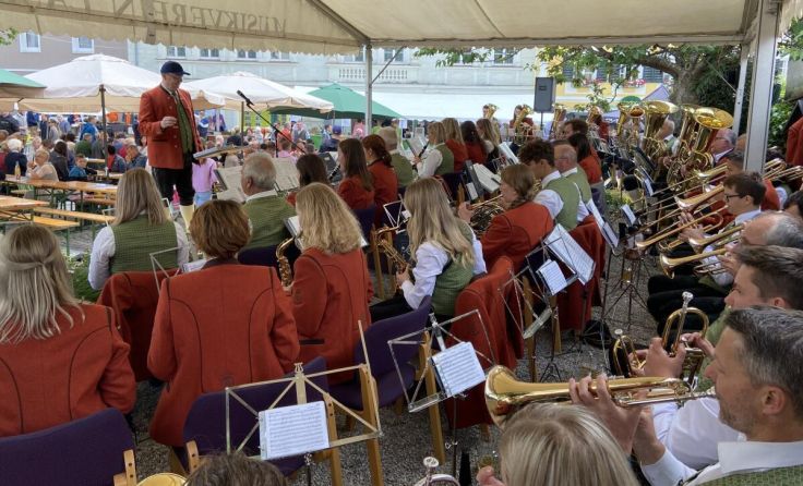 Der Trachtenmusikkapelle Lasberg sorgt für musikalische Unterhaltung. (Foto: privat)