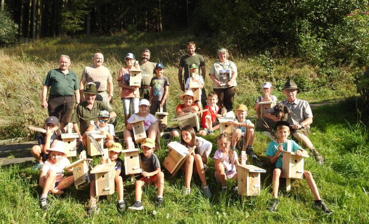 Ferienaktion der Jägerschaft St. Leonhard (Foto: Hubert Schaumberger und Herta Piber)