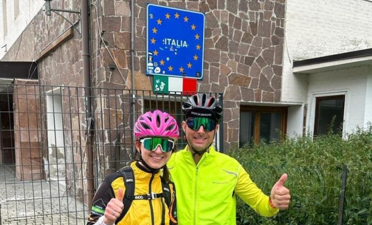 Anita und Daniel Kugler in Italien (Foto: privat)