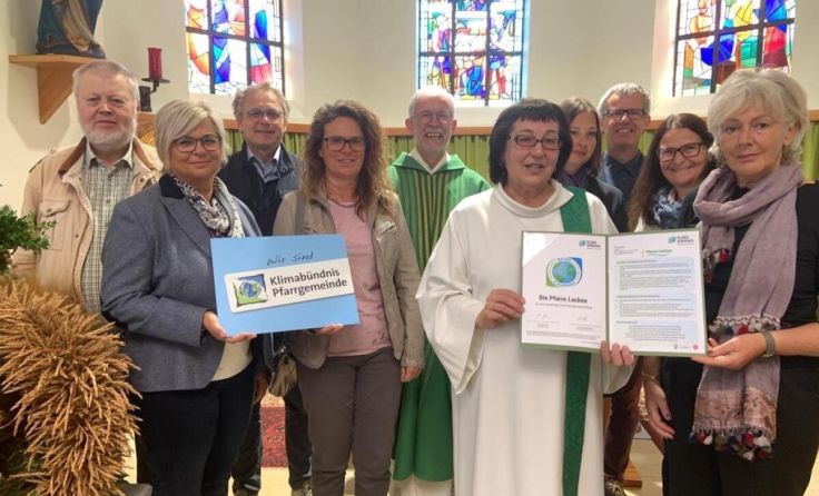 Die Pfarre Lacken ist die 56. Klimabündnis-Pfarrgemeinde der Diözese Linz (Foto: Pfarre Lacken)