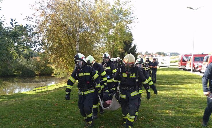 Atemschutzträger-Ausbildung der Feuerwehr in Hagenberg (Foto: Georg Riernößl/AFKDO Pregarten)