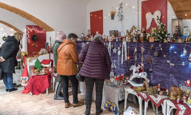 Weihnachtsmarkt im Stadel des Museums Pregarten (Foto: Museum Pregarten)